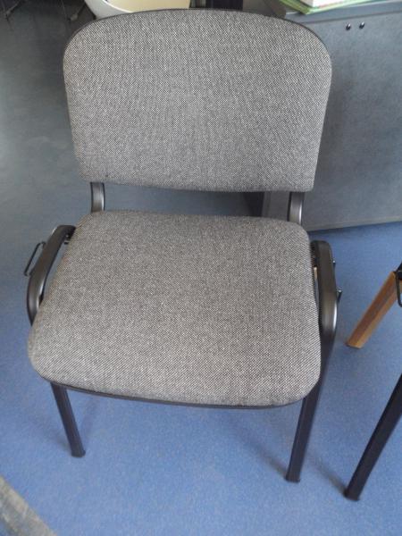 Chaise tissu M1 Germano gris chiné